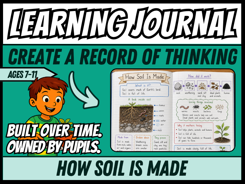 How Soil Is Made | Learning Journal | Year 3 and 4