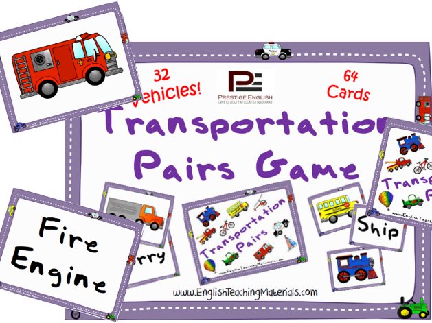 Transportation Pairs Game