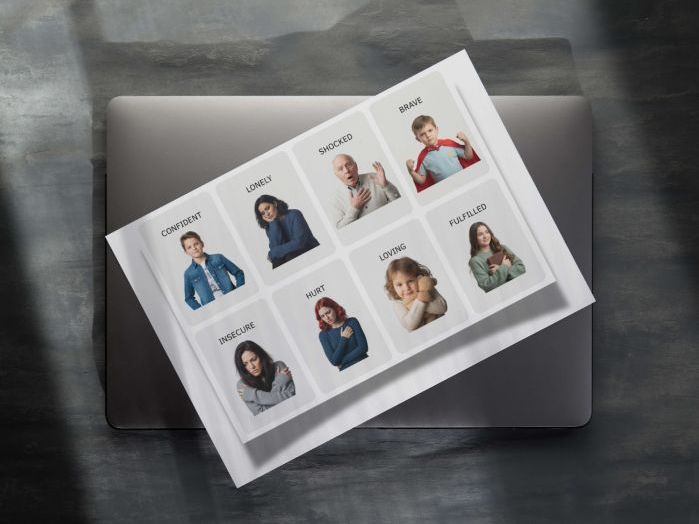Emotions and Feelings with Real Pictures.