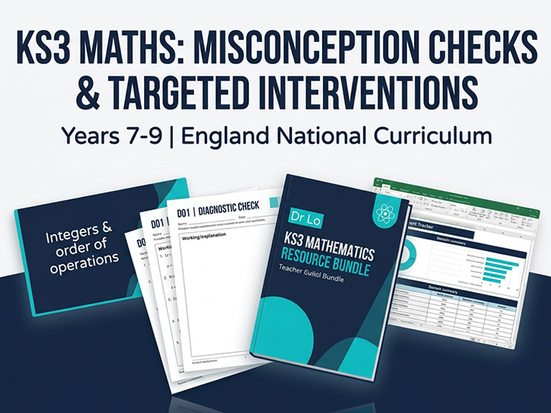 KS3 Maths Misconception Checks & Targeted Interventions | Years 7–9