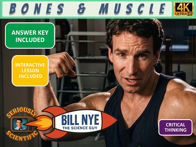 Bill Nye Bones and Muscles Worksheet & Answer Key | 4K Full Episode