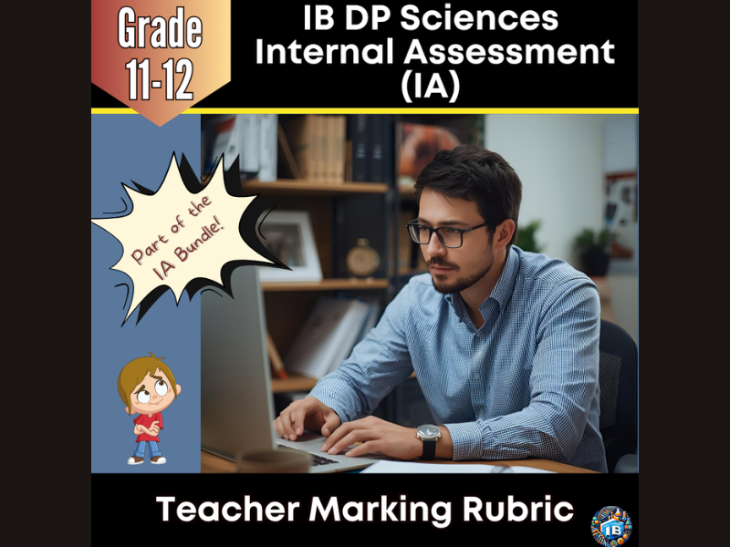 IB DP Sciences Internal Assessment IA Teacher Marking Rubric 2026