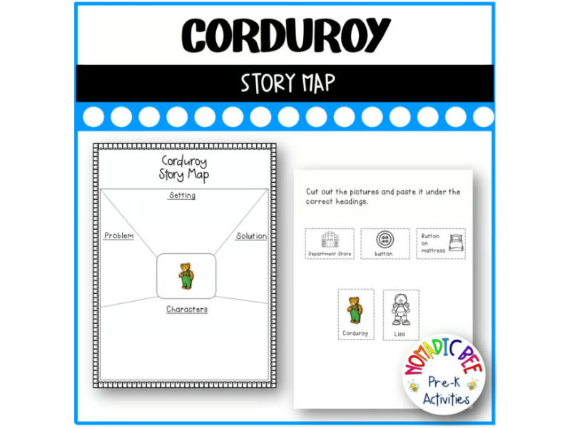 Corduroy Book Activities - Story Map