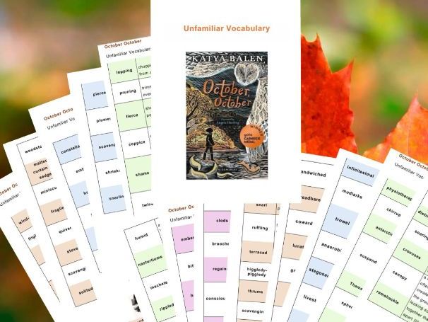 October October by Katya Balen - Unfamiliar Vocabulary