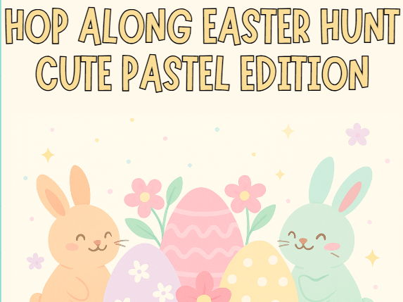 Hop Along Easter Hunt Cute Pastel Edition