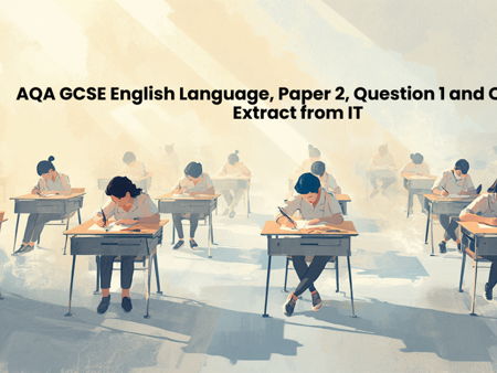AQA GCSE English Language Paper 2 – Q1 & Q2 Lesson Using IT by Stephen King (Retrieval & Language An