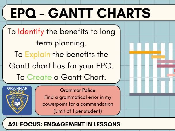 EPQ - Gantt Charts