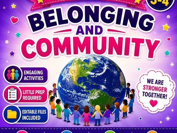 Group Belonging & Community Work – PSHE / Citizenship 2-Week Lesson Pack (Primary)