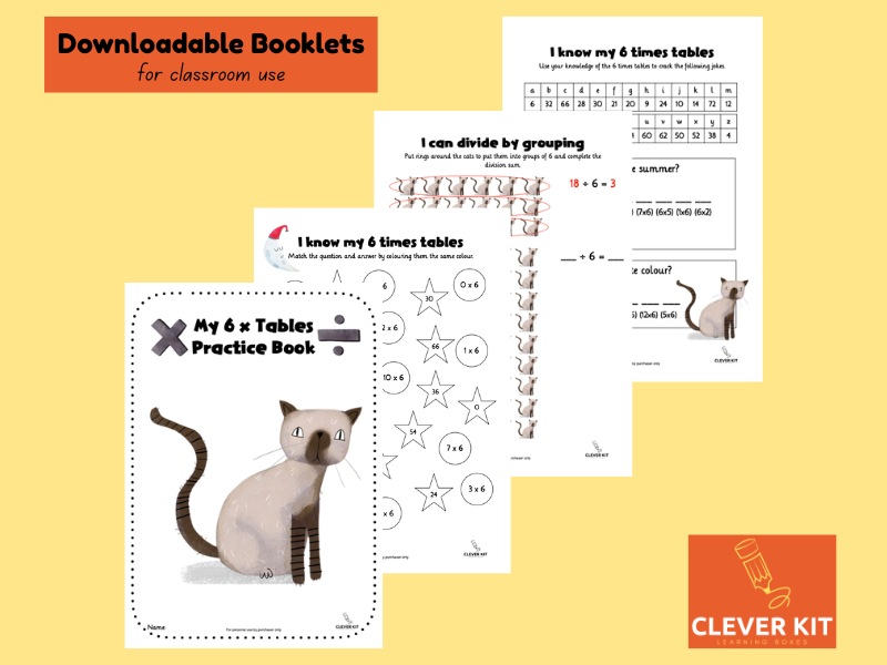 6 Times Tables Activity Booklet