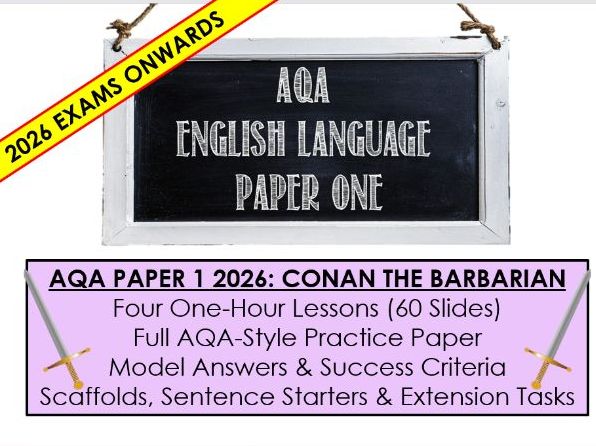 AQA English Language Paper 1 (2026+) | Conan the Barbarian | Questions 1–5