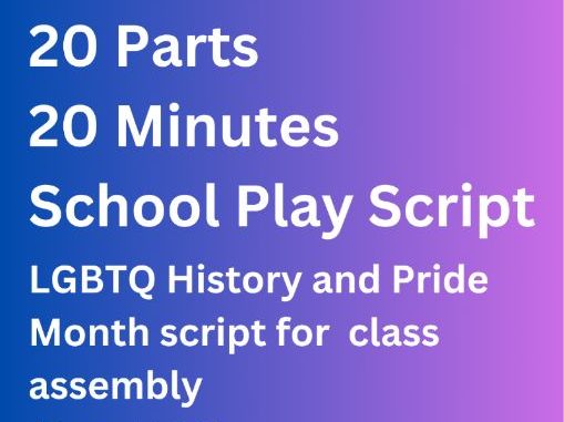 LGBTQ Pride and History Class Assembly Script