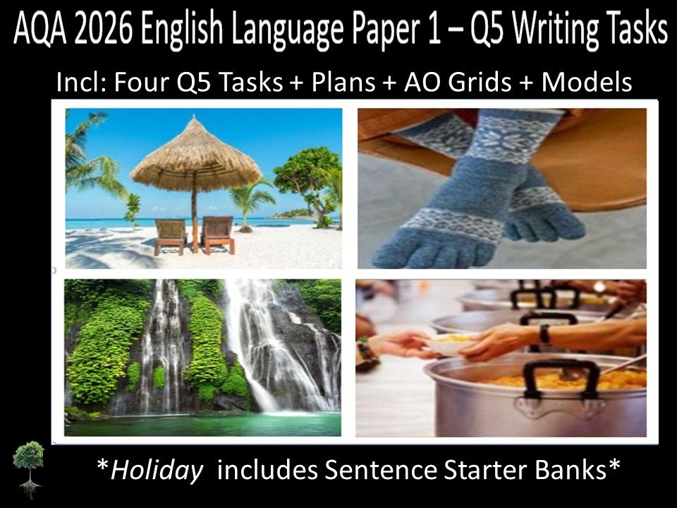 Four Question 5 - AQA 2026 GCSE English Language Paper 1 | Plans, AO Grids, Models