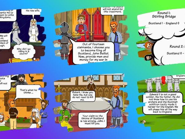 Scottish Wars of Independence: Storyboard