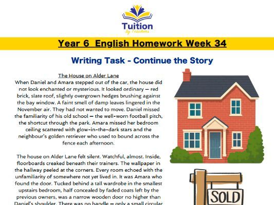 34. Year 6 Creative Writing & Spelling