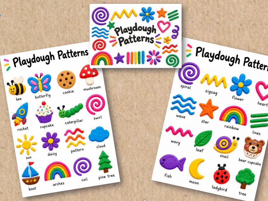 playdough patterns