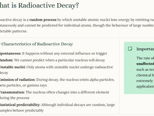 iGCSE Physics - 5.2.4 Half Life CORE