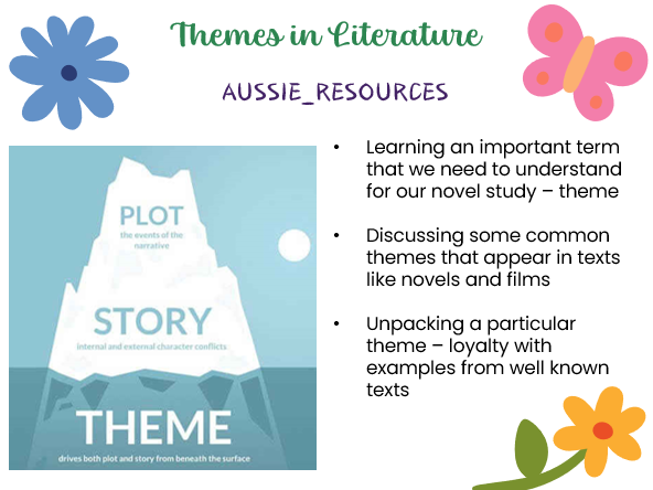 10 English – What are Themes? – Preparation for reading ‘The Outsiders’