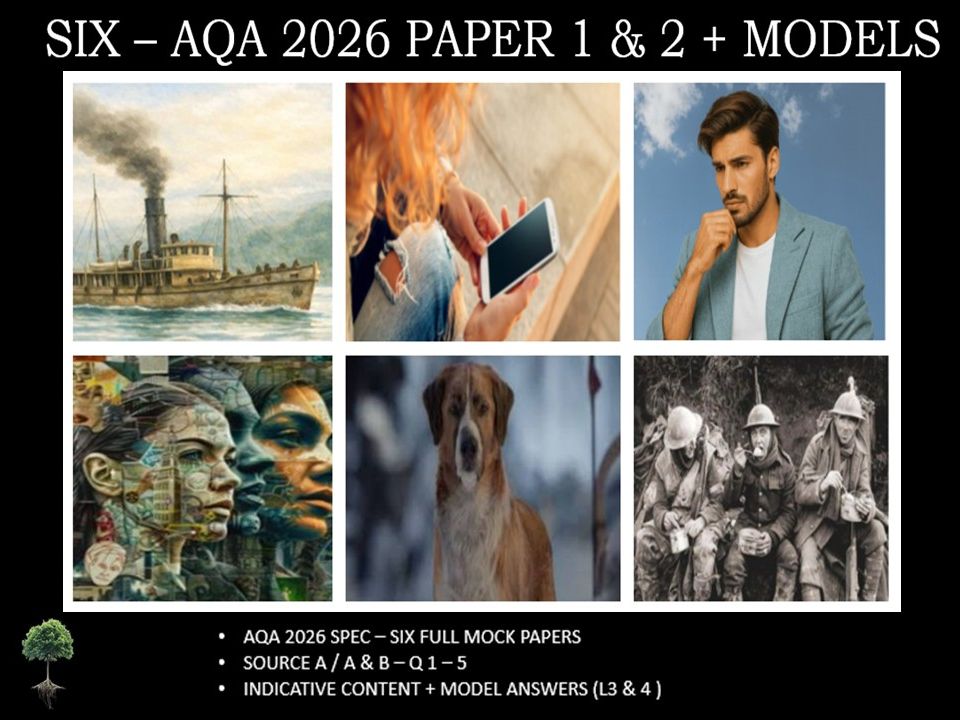 SIX - AQA PAPER 1 & 2 | 2026 FULL MOCKS | MODELS