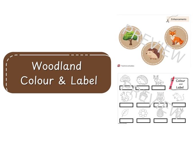 Colour & Label Woodland
