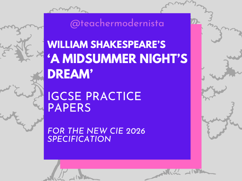 'A Midsummer Night's Dream' IGCSE Practice Questions (CIE)
