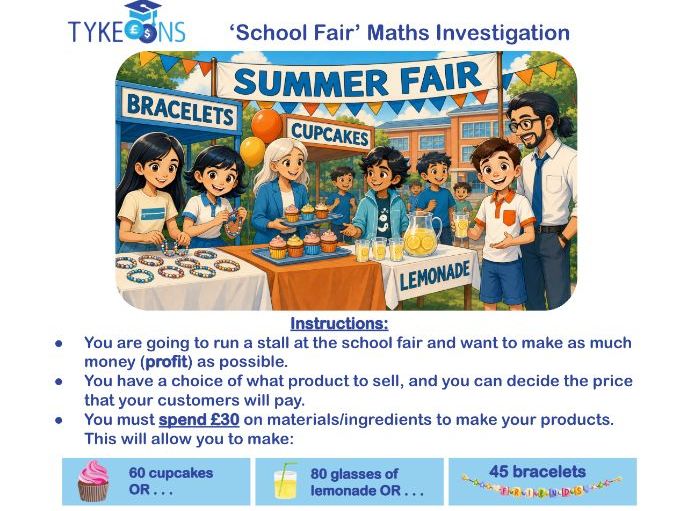 Summer Fair Maths Investigation