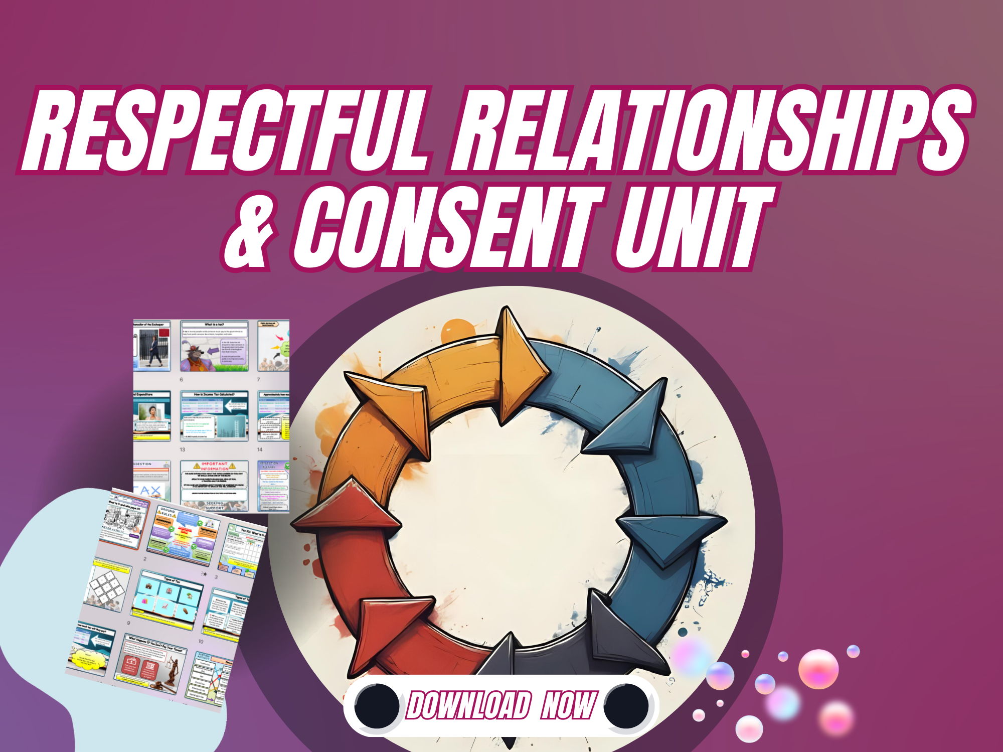 Respectful relationships and consent PSHE lessons KS4