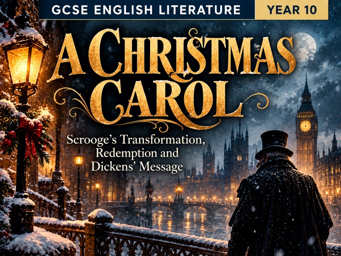 A Christmas Carol GCSE Scrooge's Transformation Lesson