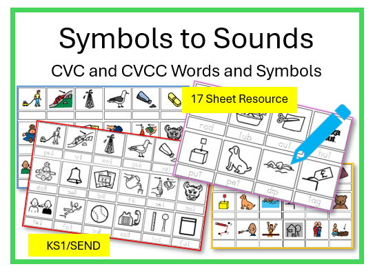Symbols to Sounds CVC and CVCC Words