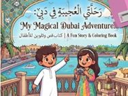 Dubai Journey: AR/ EN Story & Color Book