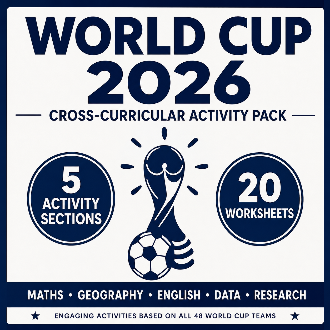World Cup 2026 Cross-Curricular Activity Pack | Maths, Geography & English