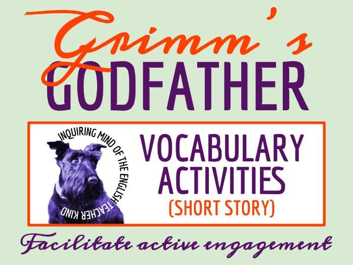 "The Godfather" Vocabulary Games | Grimm's Fairy Tale Activities | Crossword | Word Search