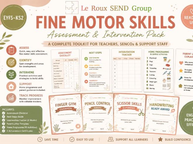 Fine Motor Skills Assessment Toolkit