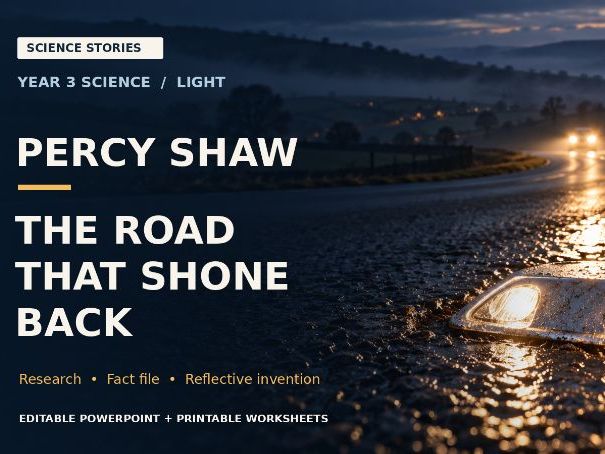 Percy Shaw | Year 3 Light Research and Invention Lesson