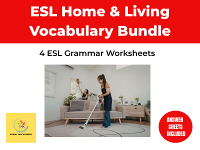 ESL Home & Living Vocabulary Bundle