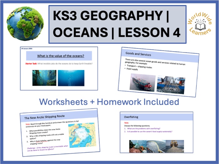 The Value of the Oceans – Food Supply and Shipping (KS3 Geography Lesson 4)