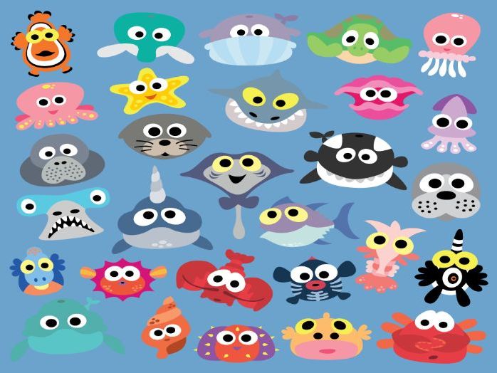 Printable Sea Animal Masks