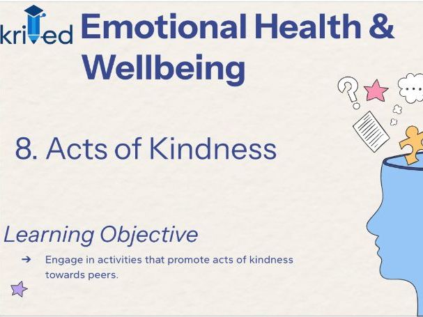 Acts of Kindness – Year 7 PSHE Lesson on Building Positive Peer Relationships