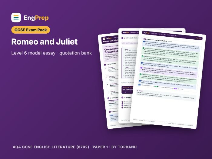 Romeo and Juliet Exam Pack (AQA GCSE)