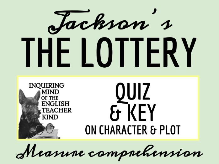 "The Lottery" by Shirley Jackson Bundle for High School | Teaching