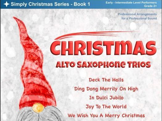 Christmas Alto Saxophone Trios Book 1