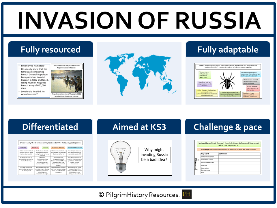 KS3 History: Operation Barbarossa - Was Hitler doomed to fail invading Russia in 1941?