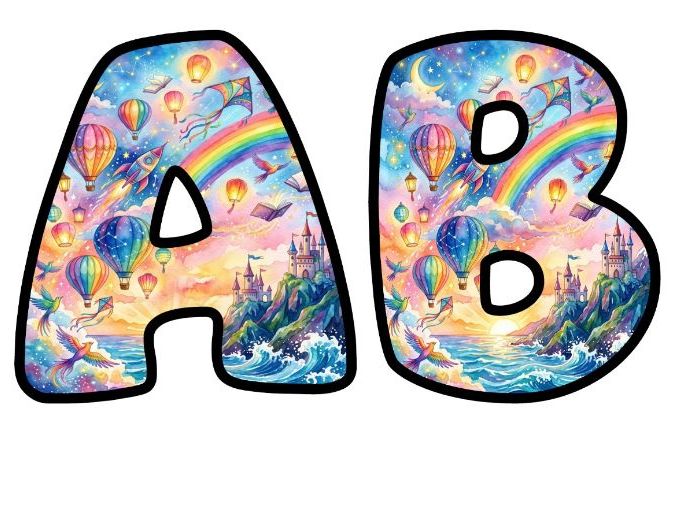 Chase Your Dreams Bubble Letters | Motivational Bulletin Board Letters | Classroom Display Pack