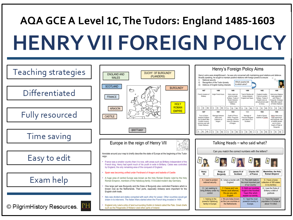Henry VII Foreign Policy: Aims, Strategy and Diplomatic Control | AQA A Level History