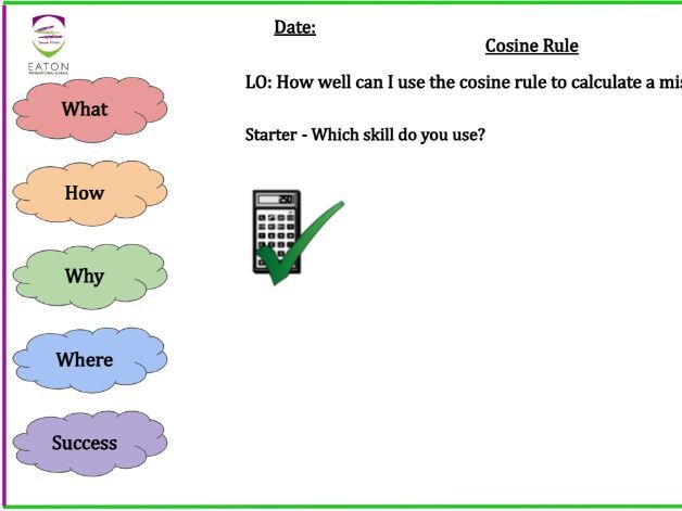 Cosine Rule
