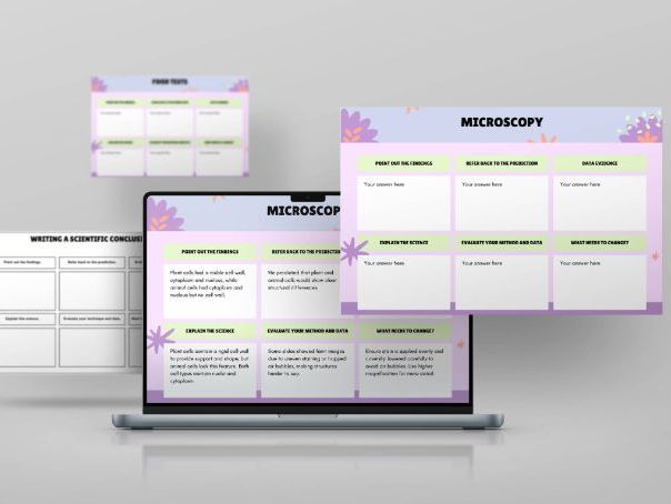 AQA GCSE Biology Required Practicals: 6-Mark Extended Writing Frames