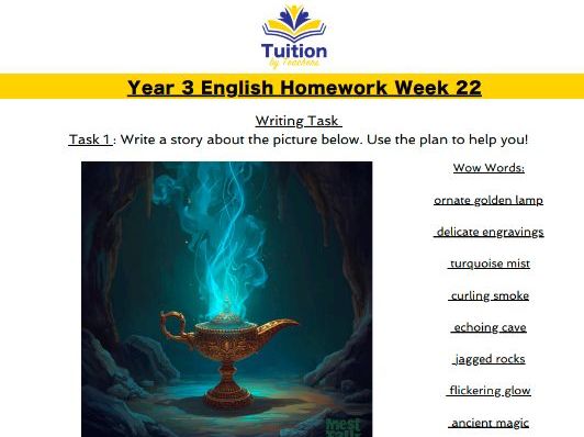 22. Year 3 - Creative Writing & Spelling
