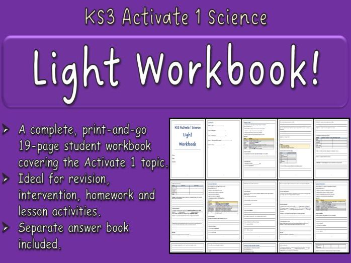 Light Workbook KS3 Activate 1 Science