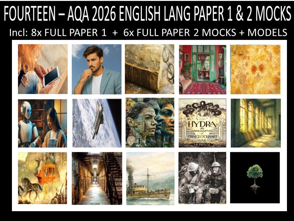 FOURTEEN - AQA PAPER 1 & 2 | 2026 FULL MOCKS | MODELS