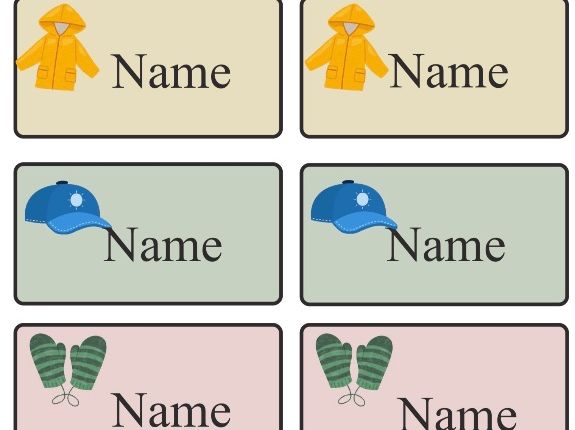 Peg Labels