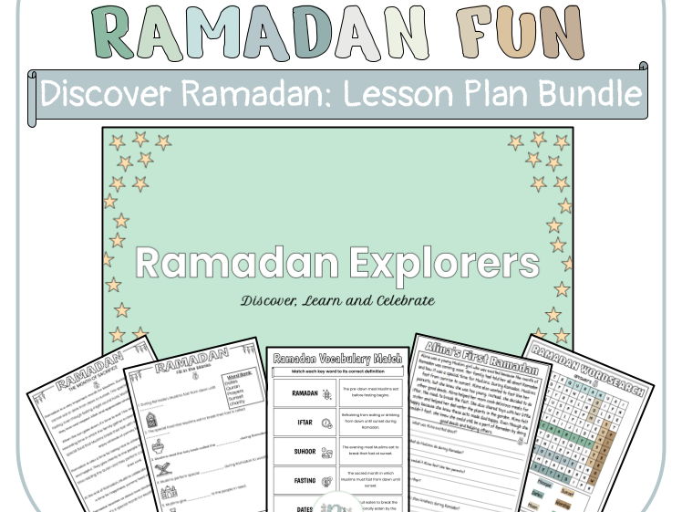 Discover Ramadan Lesson Plan Bundle